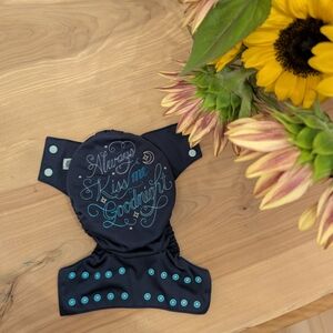 Bella Luna OS Pocket Cloth Diaper | Always Kiss Me Goodnight